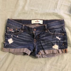 Hollister distressed Jean shorts